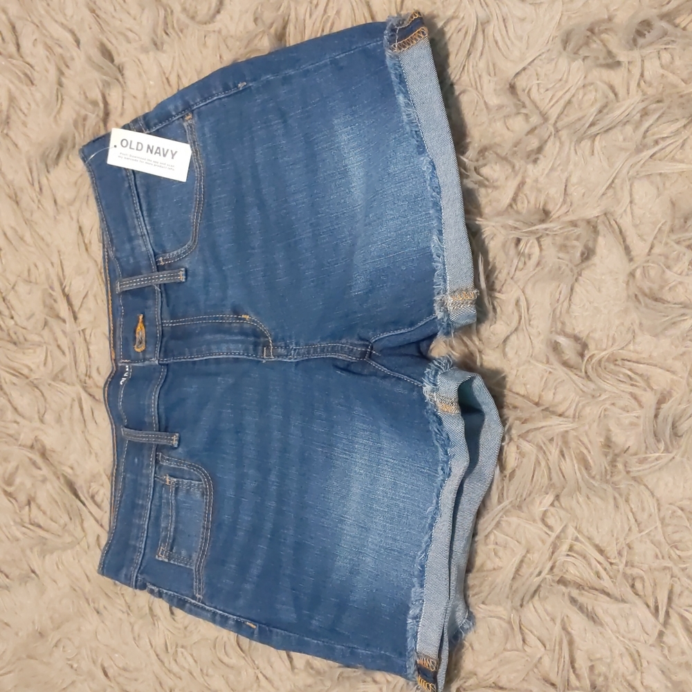 New With Tags Girls Kids Juniors Blue Old Navy Denim Jean Shorts